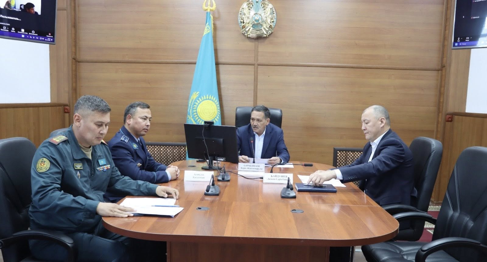 Аудан әкімі Б.Сәрменбаевтың төрағалығымен күзгі мерзімді әскери қызметке шақыру жұмыстары және қазіргі көрсеткіштер барысы талқыланды