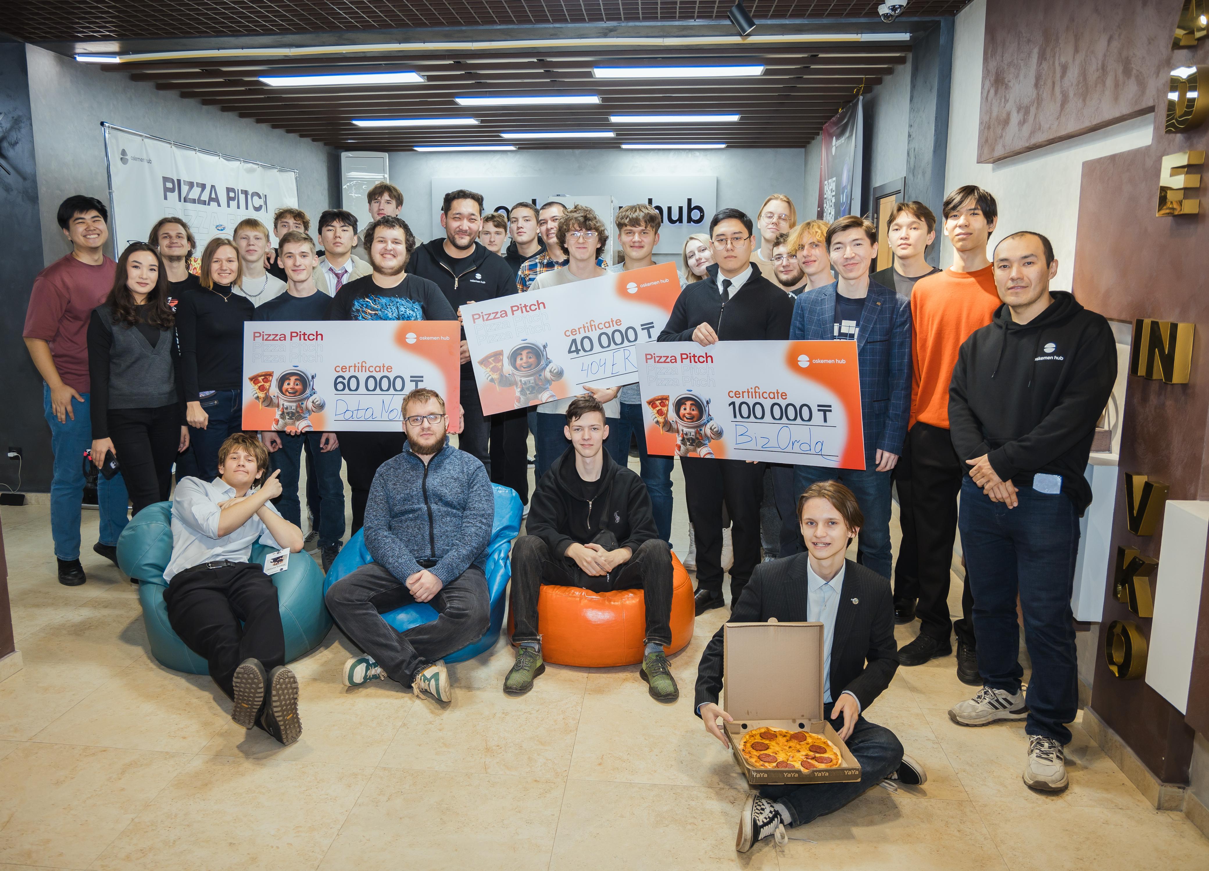 Oskemen Hub алаңында Pizza Pitch: жас стартапшылар мен жаңа идеялар кездесті