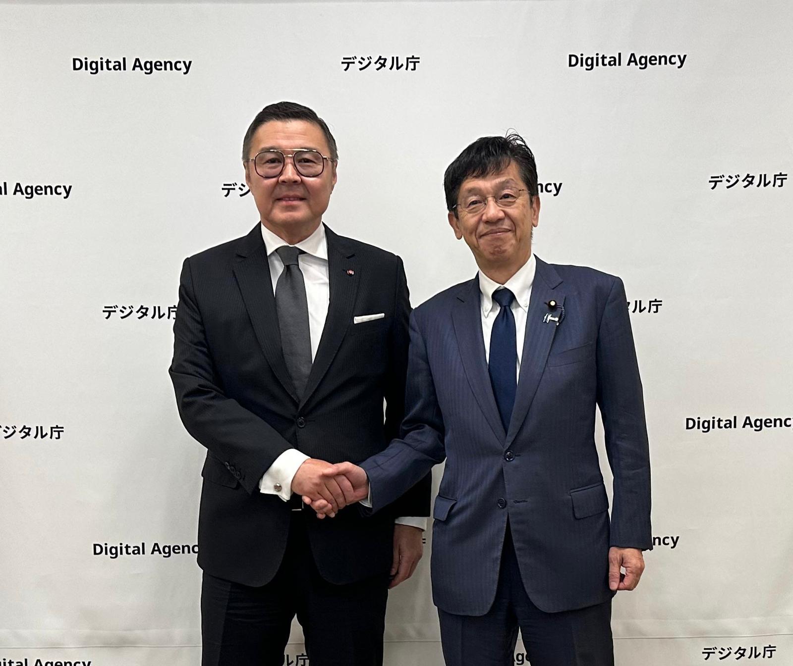 Жапонияның цифрландыру министрі Қазақстандағы цифрлық трансформация үдерісін жоғары бағалады