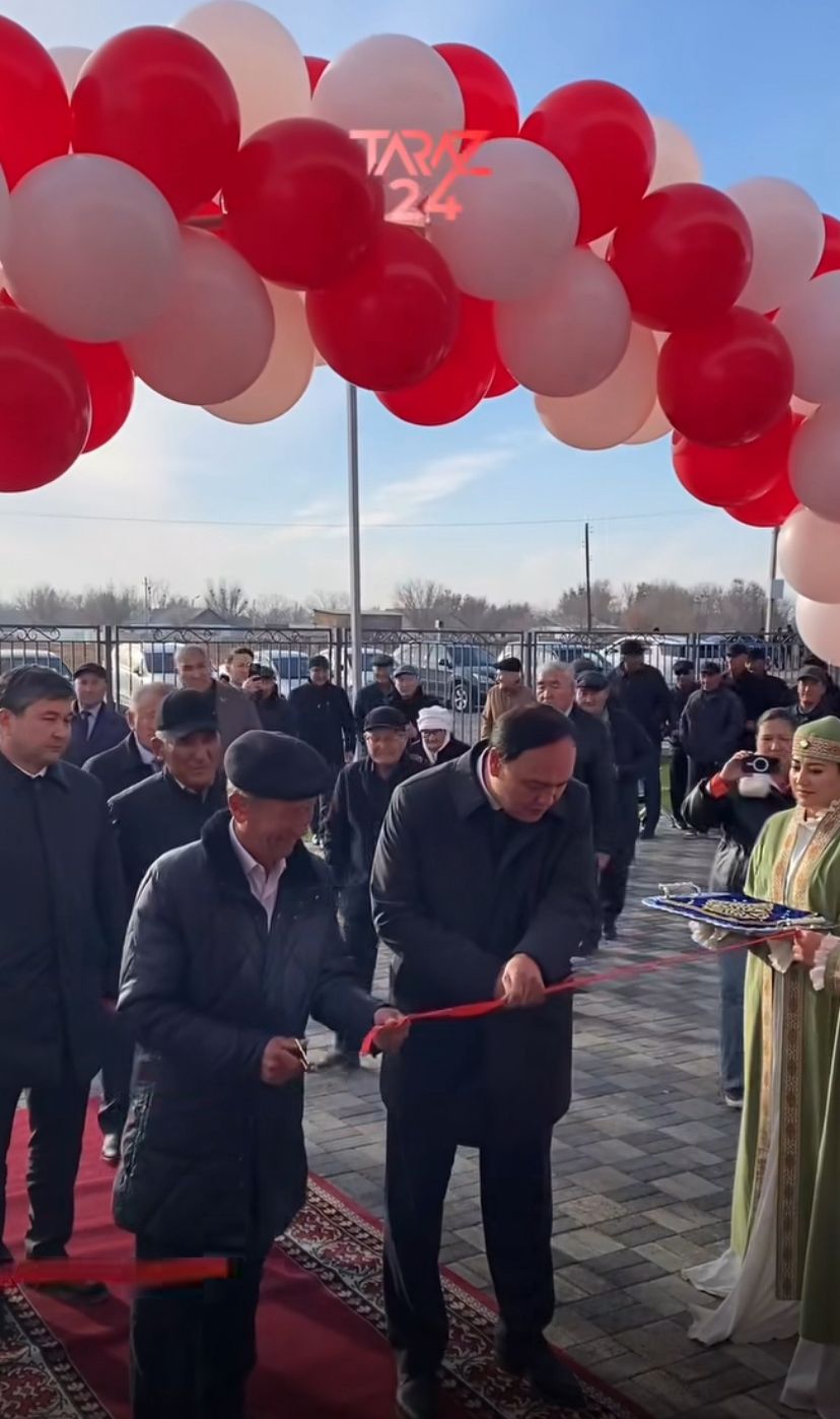 В селе Бостандык Таласского района открылся новый спортивный комплекс