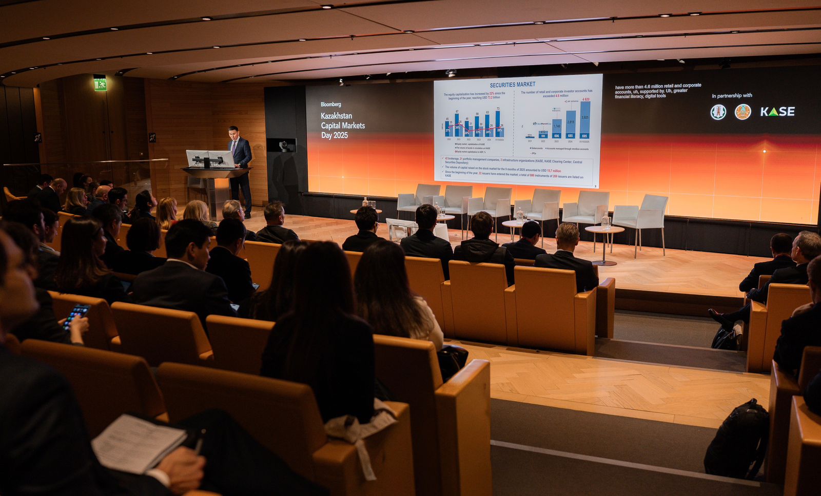 Агенттік өкілі Лондондағы Kazakhstan Equity Capital Markets Day шарасына қатысты