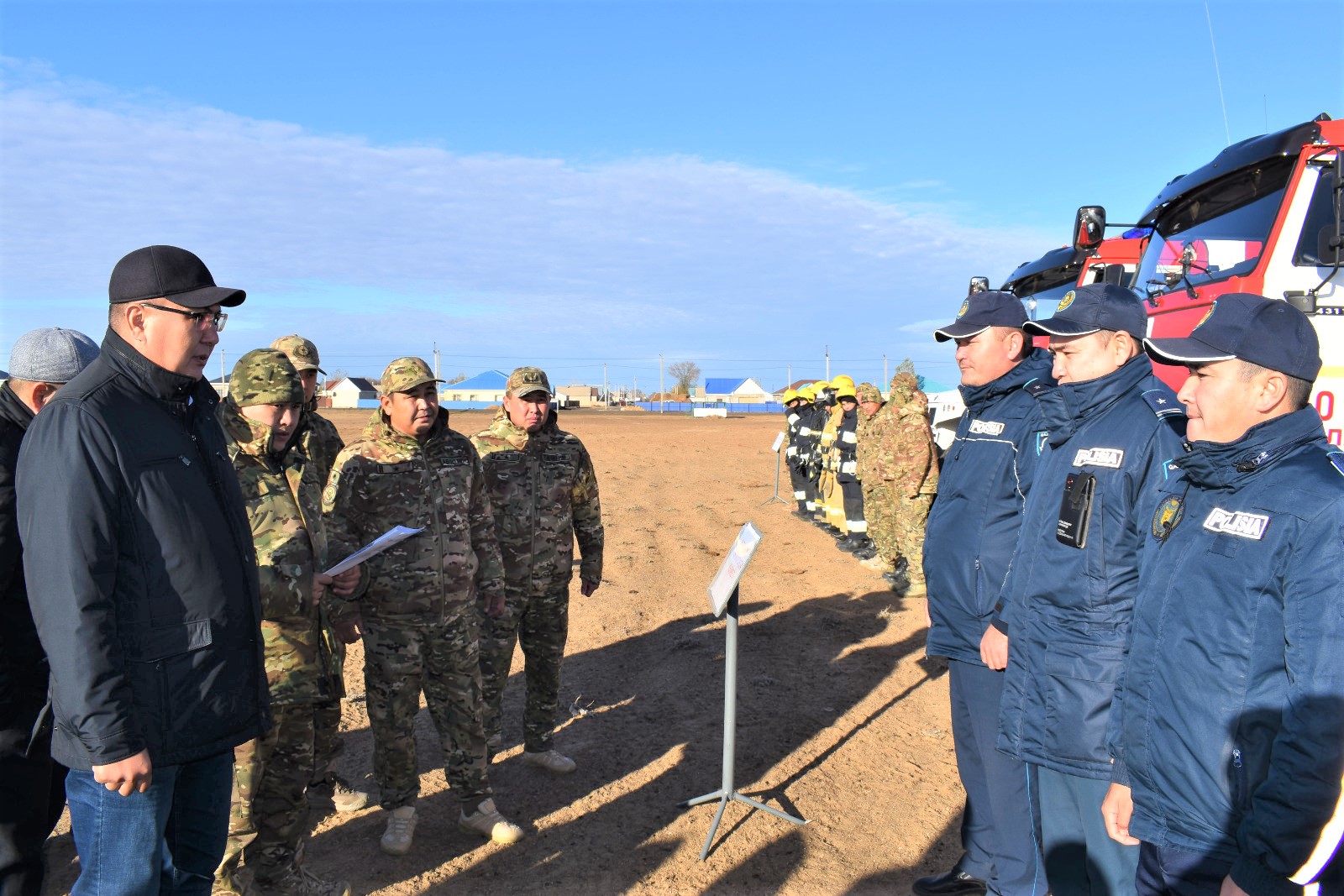 В Атырауской области проведены комплексные-штабные учения «Қыс–2025»