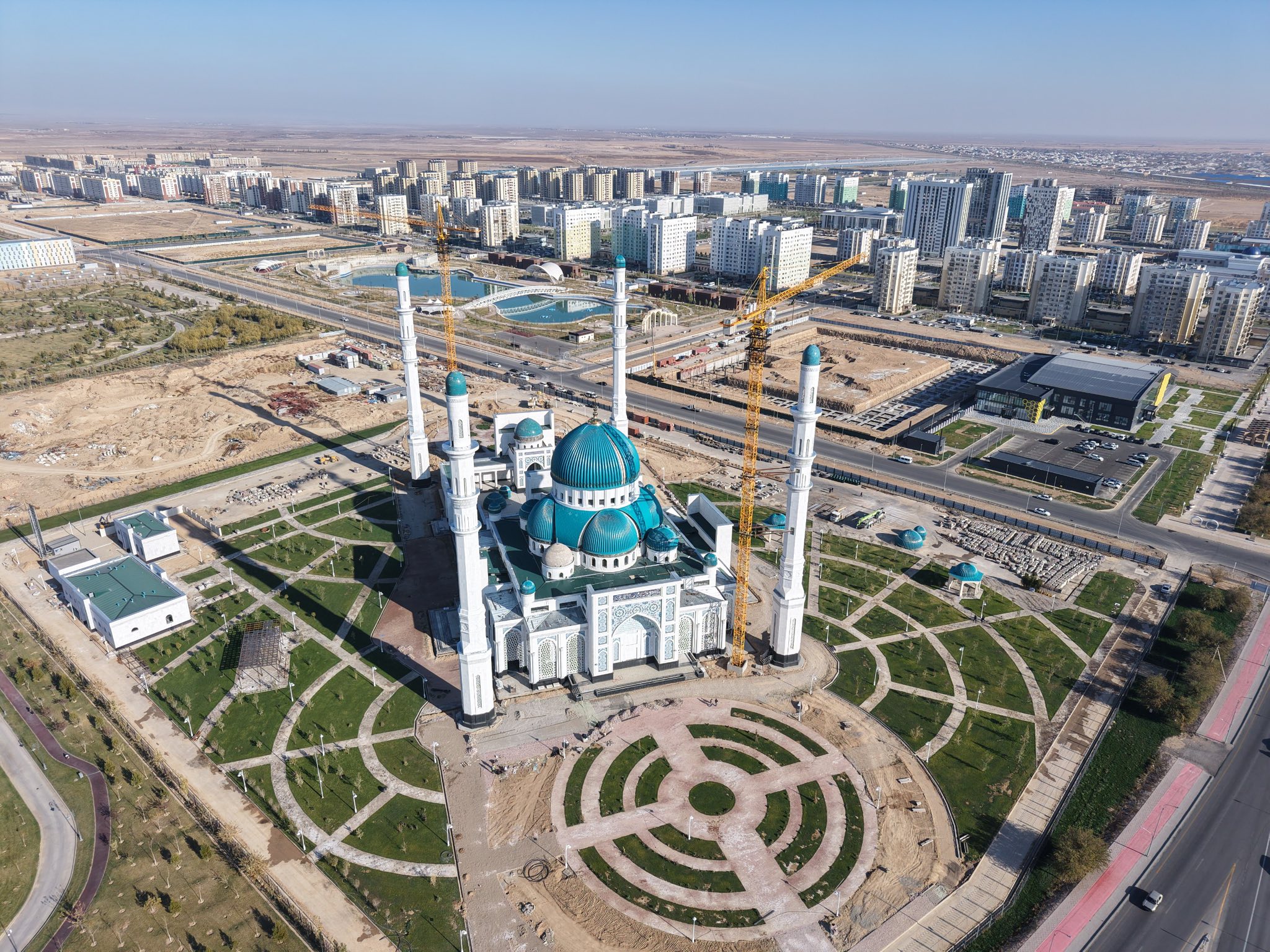 ТҮРКІСТАНДА 5 МЫҢ ОРЫНДЫҚ МЕШІТ ЖЫЛ СОҢЫНДА АШЫЛАДЫ