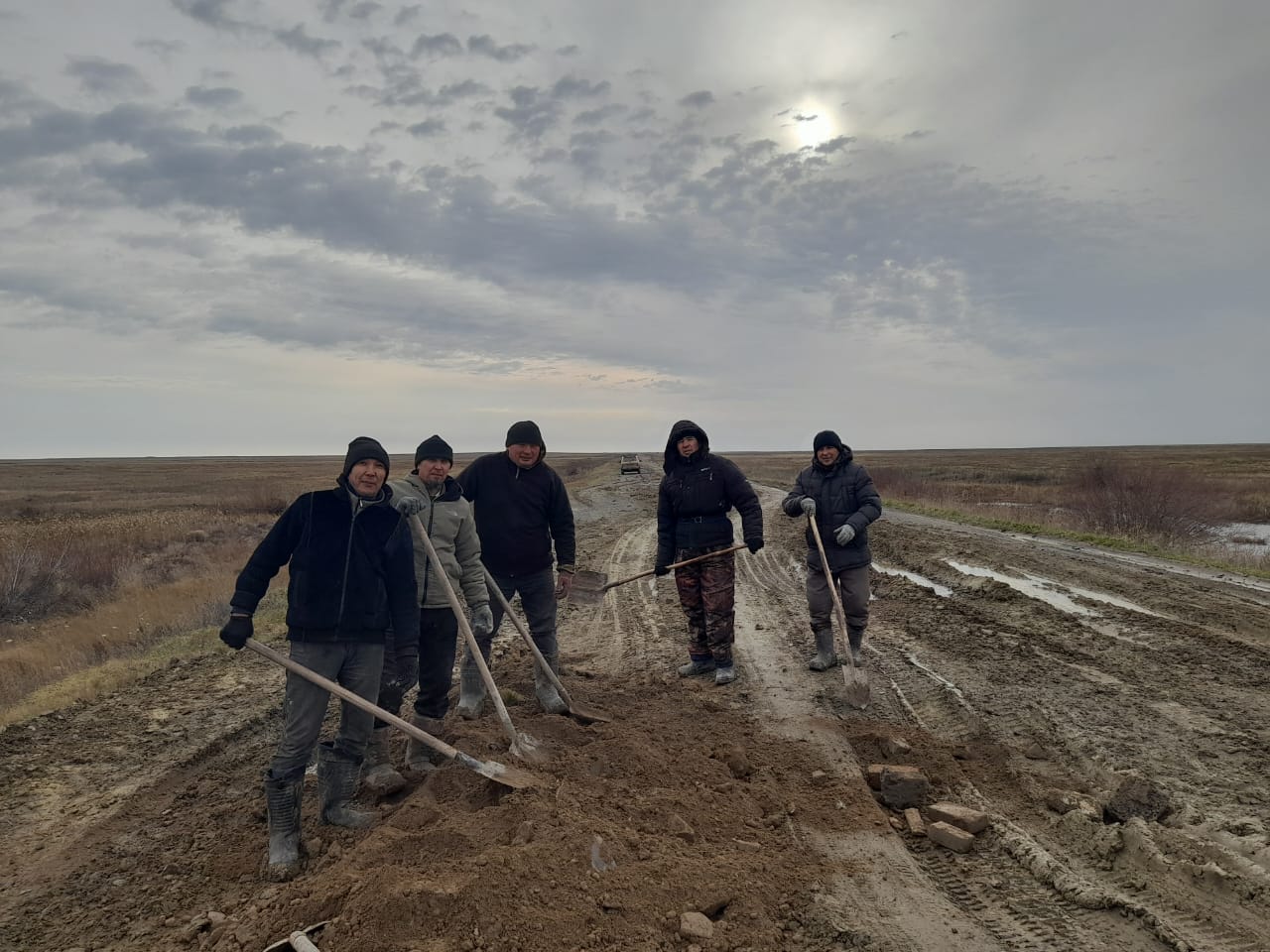 выравнивание позъезда к селу