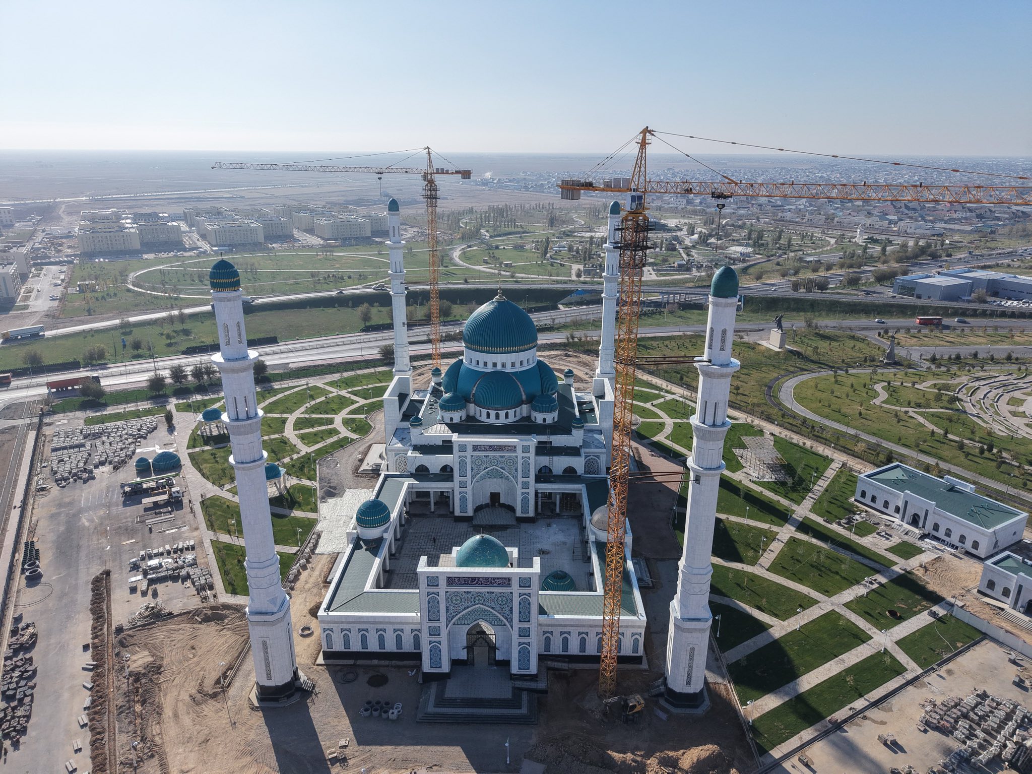 ТҮРКІСТАНДА 5 МЫҢ ОРЫНДЫҚ МЕШІТ ЖЫЛ СОҢЫНДА АШЫЛАДЫ