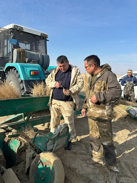 Арал теңізінің құрғаған ұлтанына жұмыс сапары