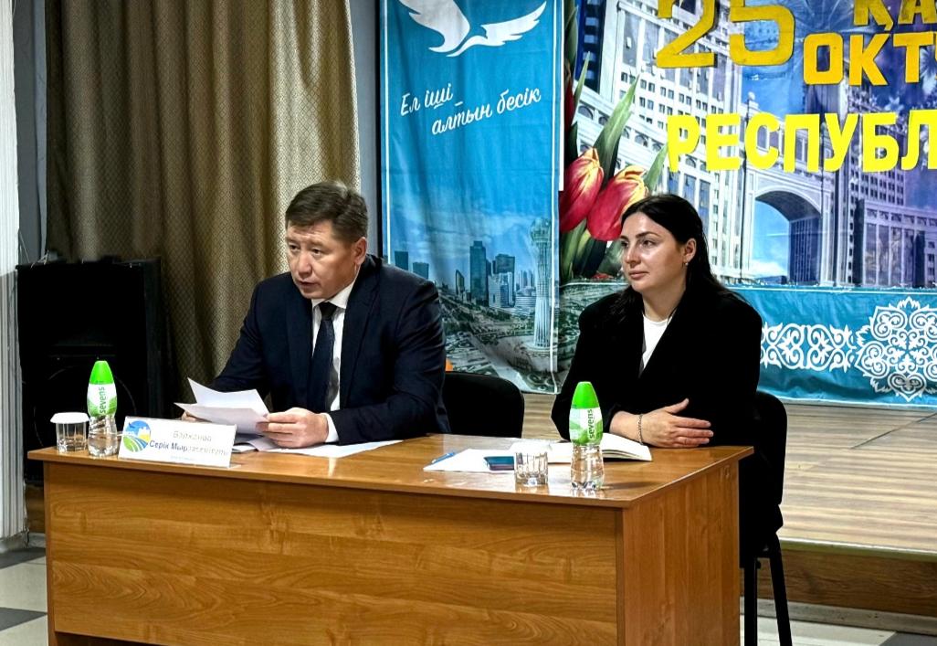 Есіл ауданының әкімі Знаменка ауылының, Заречный ауылдық округінің, сондай-ақ Бұзылық ауылдық округінің тұрғындарымен кездесу өткізді