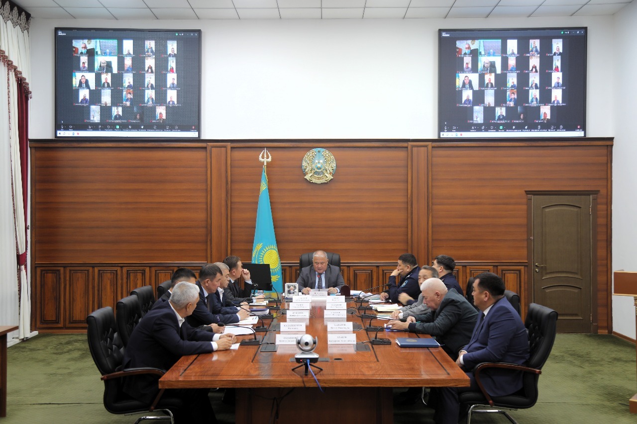 Төтенше жағдайлардың алдын алу жайы талқыланды