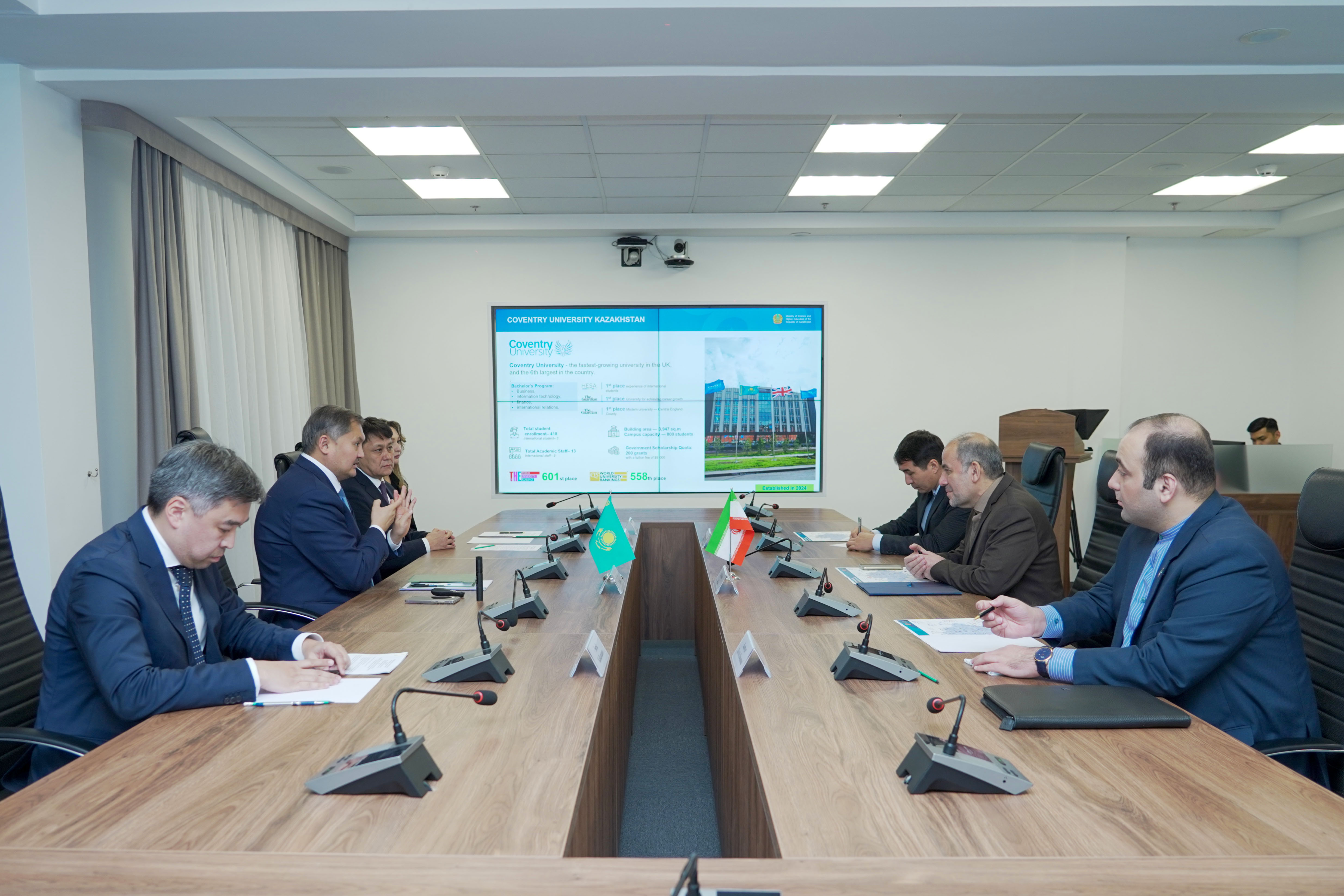 ҚР Ғылым және жоғары білім министрі Иран Ислам Республикасы елшісімен кездесті