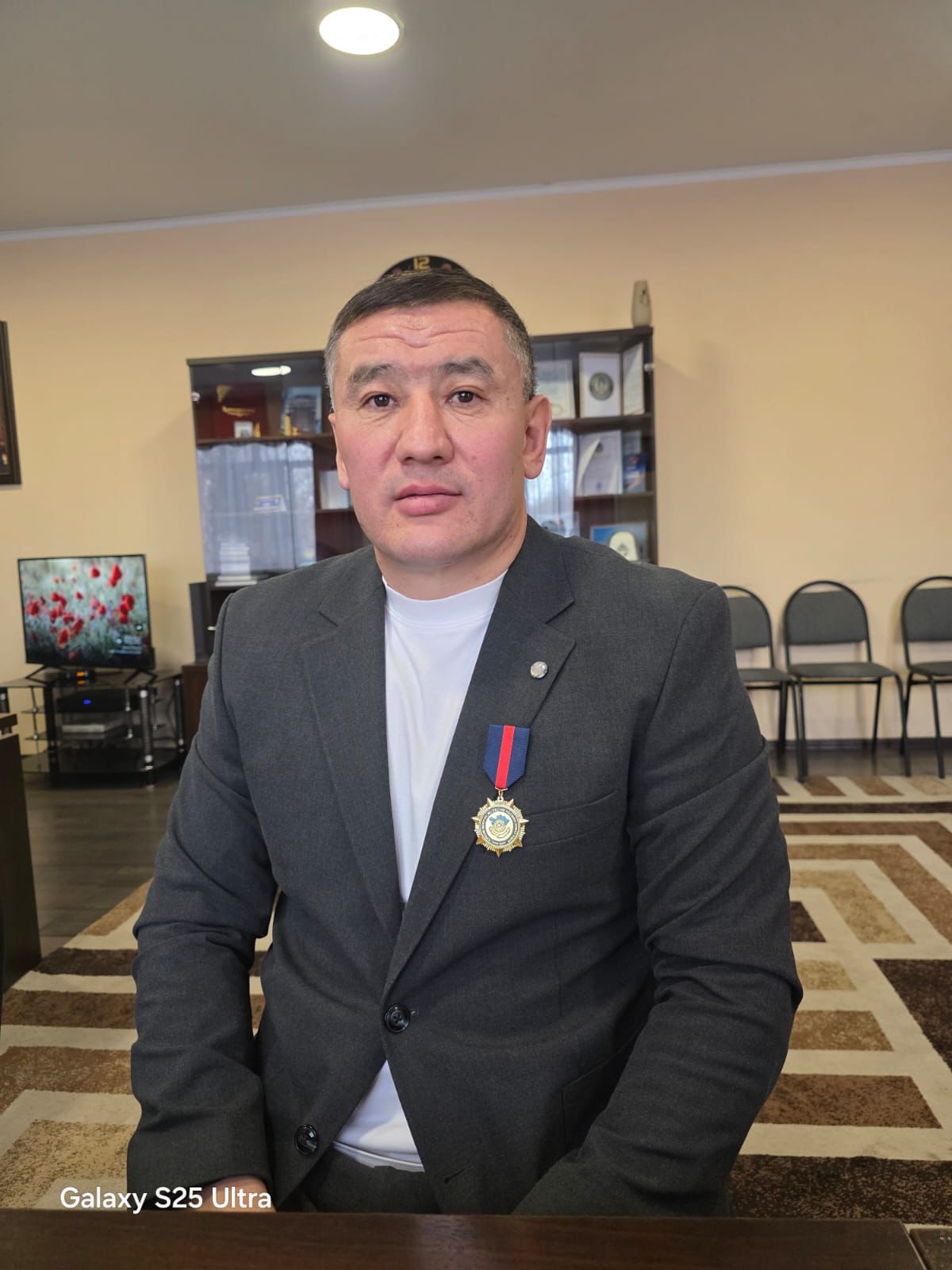 Уроженец села Успен - глава общества «Динамо» Бакмаганбетов Сергазы Кайратович награжден нагрудным знаком «ЗА ВКЛАД В ПРАВООХРАНИТЕЛЬНУЮ СИСТЕМУ».