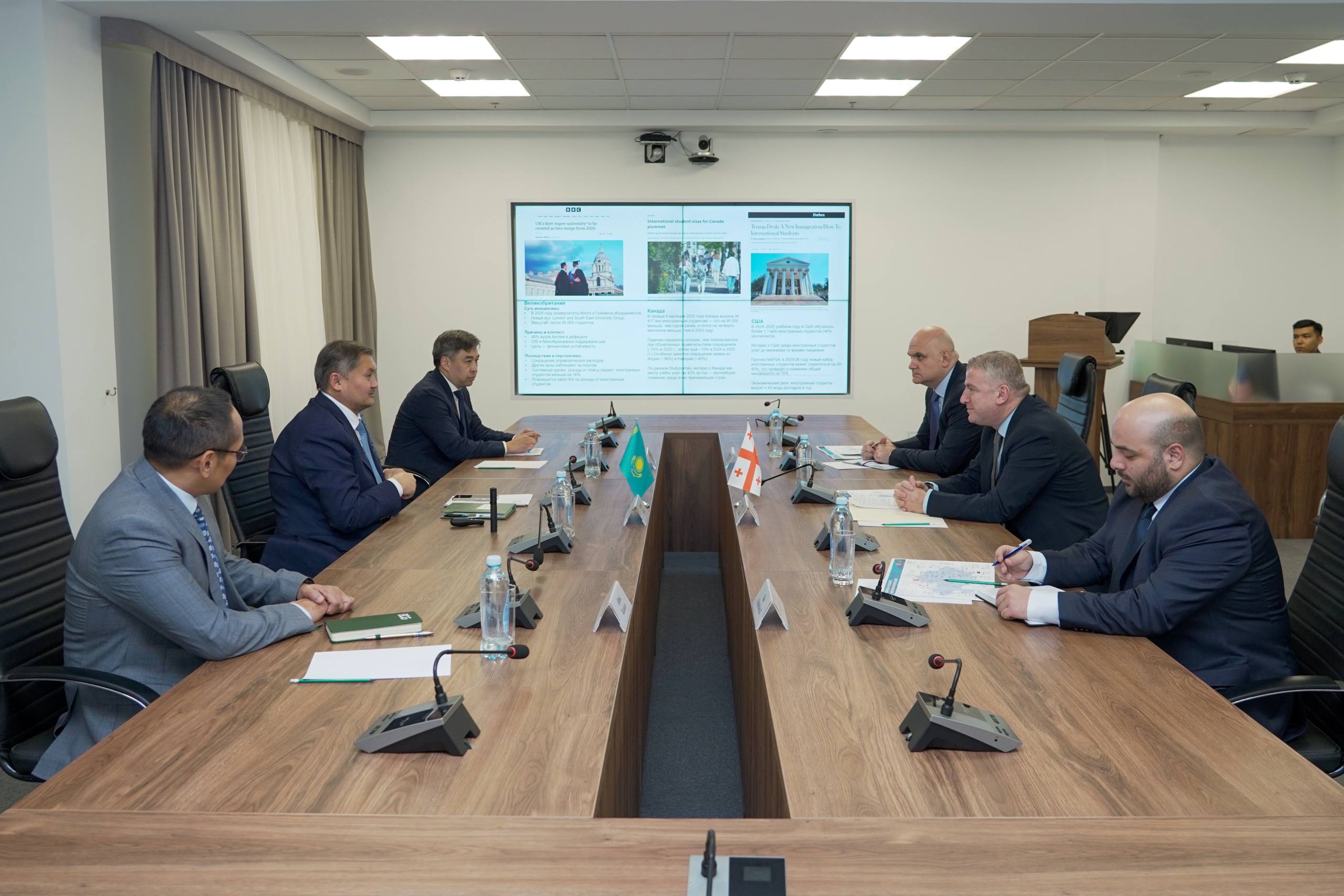 Казахстан и Грузия укрепляют партнерство в области высшего образования и научных исследований