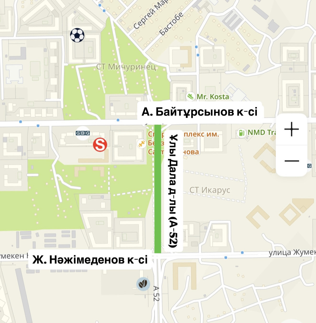 Обеспечен проезд на новом участке проспекта Улы Дала