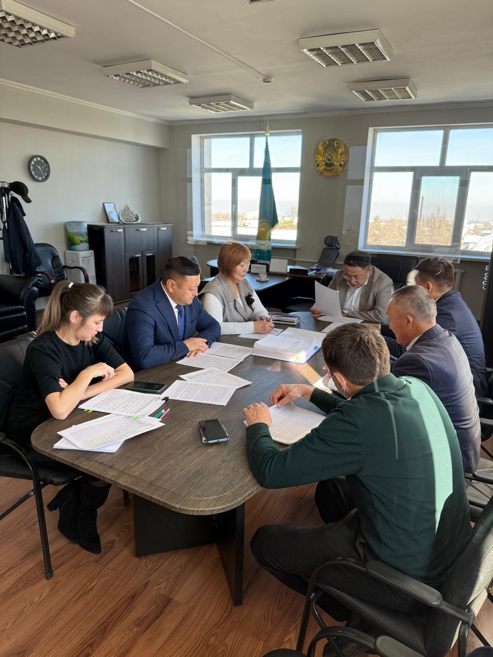 Заседание тарифной комиссии по утверждению социального тарифа на социально значимые пассажирские перевозки по Талгарскому району