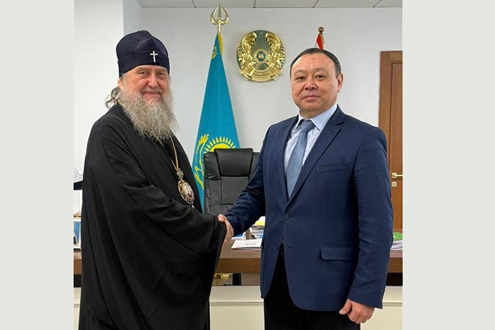 Встреча заместителя акима города Алматы А.Н. Нукенова с митрополитом Александром