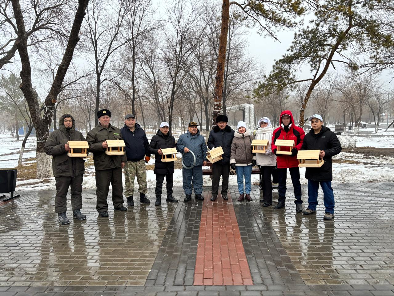 "Таза Қазақстан" аясындағы құстарға қолдау көрсету акциясы