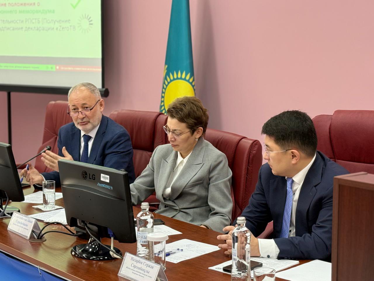 Совещание по туберкулезной службе в Жамбылской области с участием Национального научного центра фтизиопульмонологии