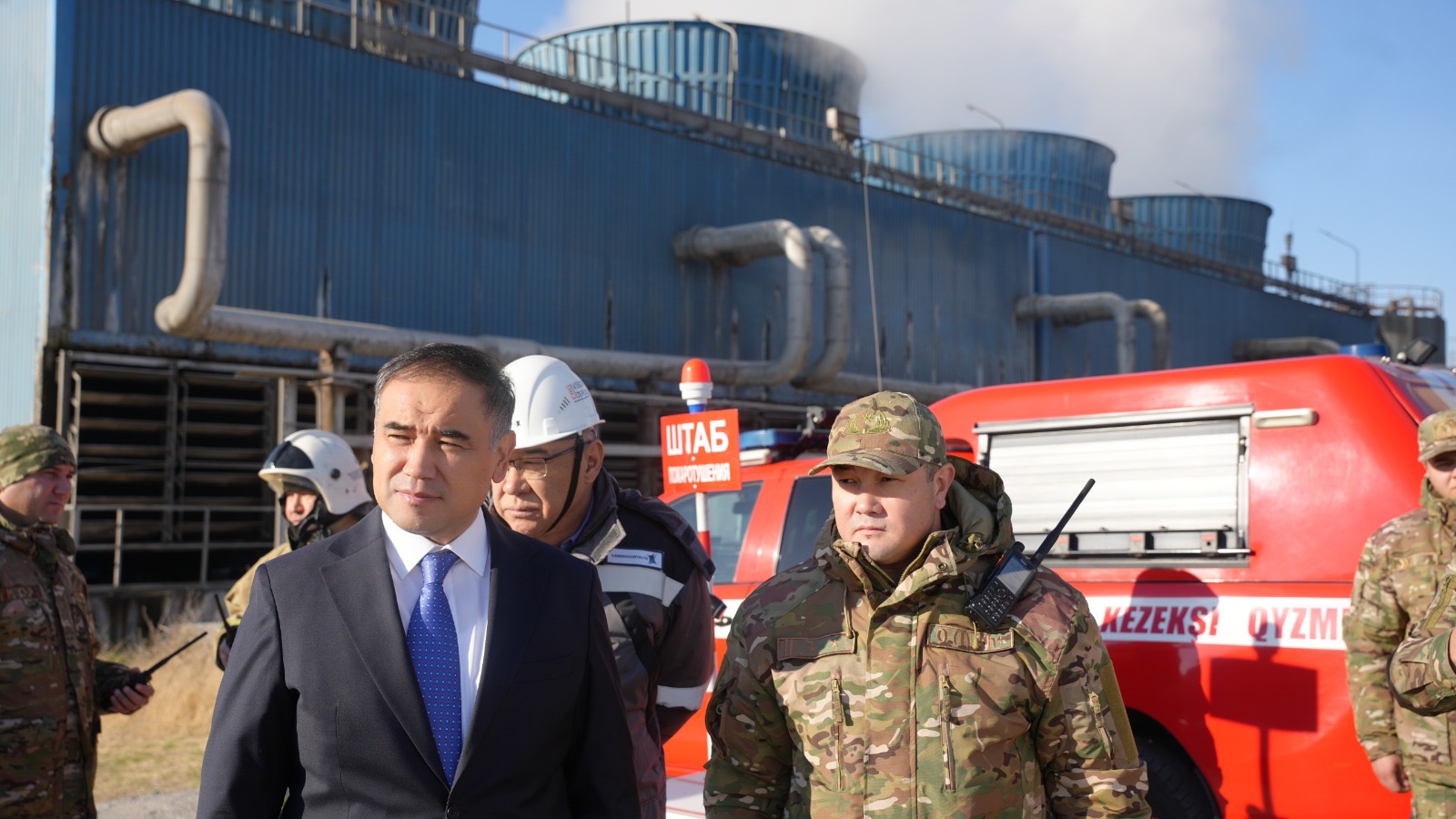 В Шымкенте прошли учения по гражданской защите «Қыс-2025»