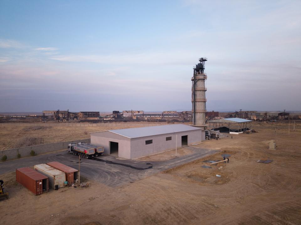 70 мың тонна: Жамбыл облысында әк өңдейтін жаңа зауыт пайдалануға берілді