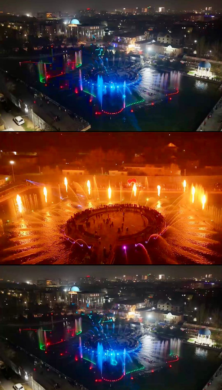 ШЫМКЕНТТЕ ЗАМАНАУИ МУЗЫКАЛЫ-ЛАЗЕРЛІ СУБҰРҚАҚ ІСКЕ ҚОСЫЛДЫ