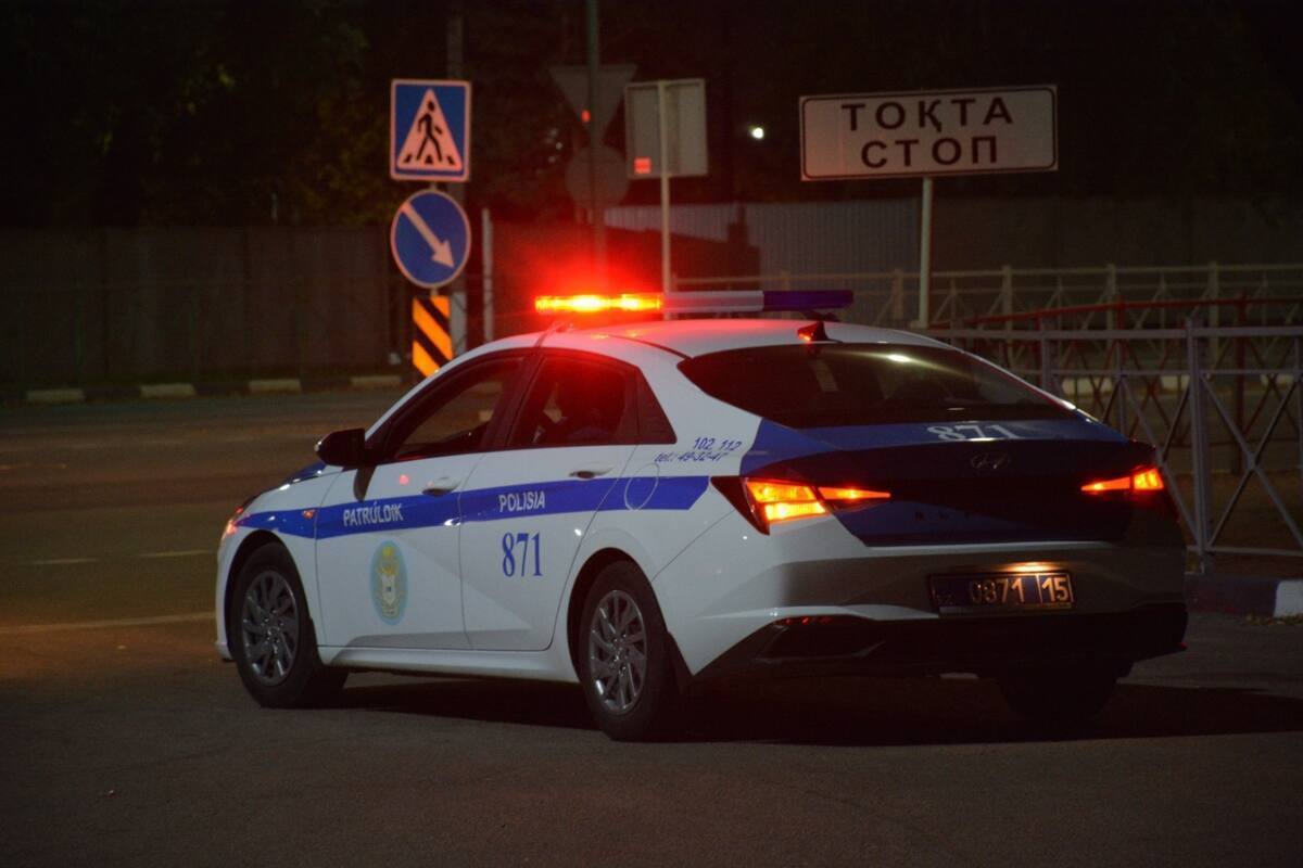 Полицийские задержали 16 летнего водителя, пытавшегося скрыться от патруля в Талдыкоргане