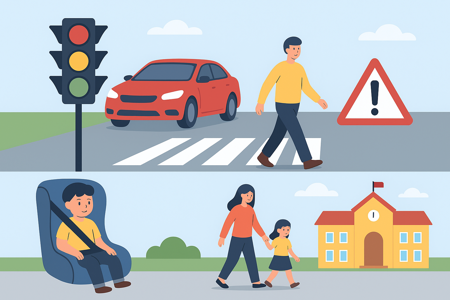 🚗⚠️ Профилактика дорожно-транспортных происшествий Салкынкольский сельский округ призывает к безопасности на дорогах!