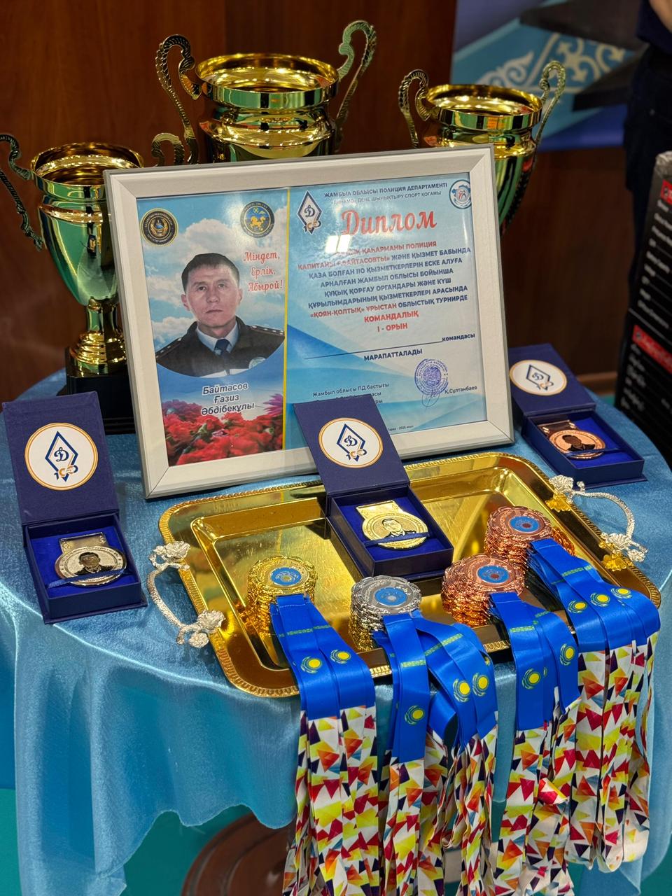 Батырлар рухына арналған жарыс: Полиция департаменті жеңімпаз атанды