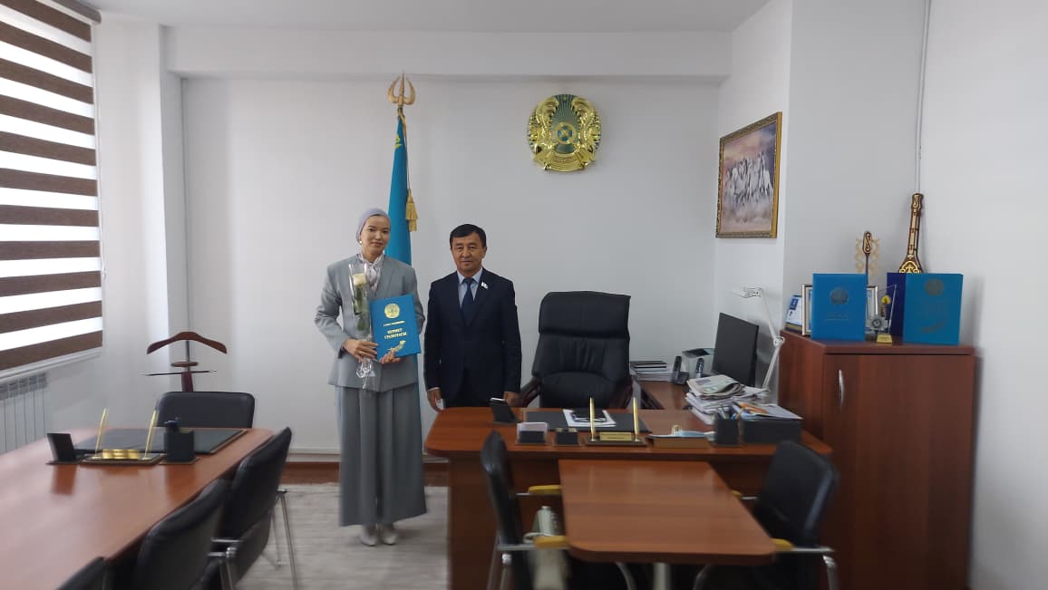 Қазынашылық саласының маманы марапатталды