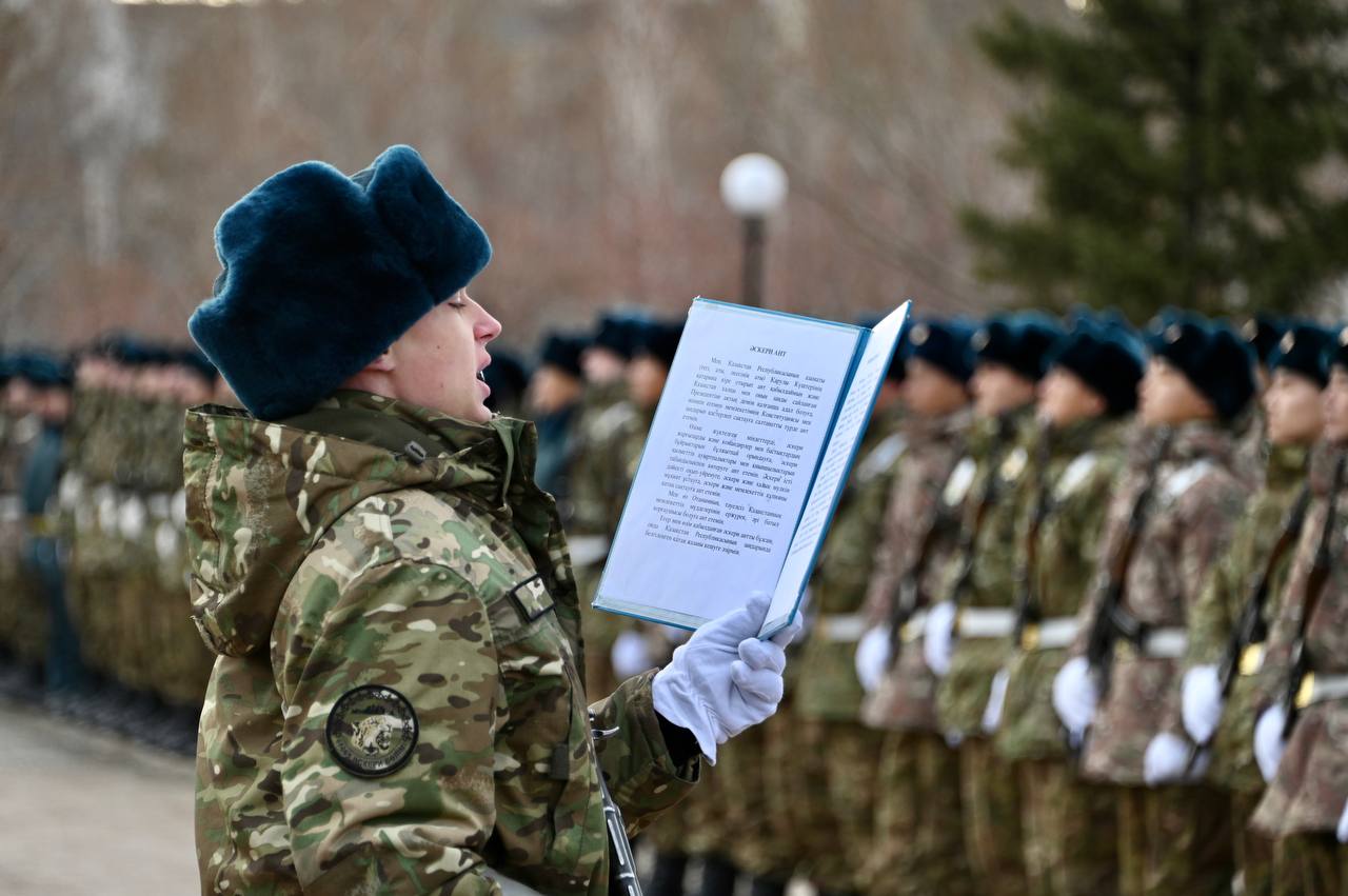 В Астане более 200 солдат принесли присягу на верность Родине
