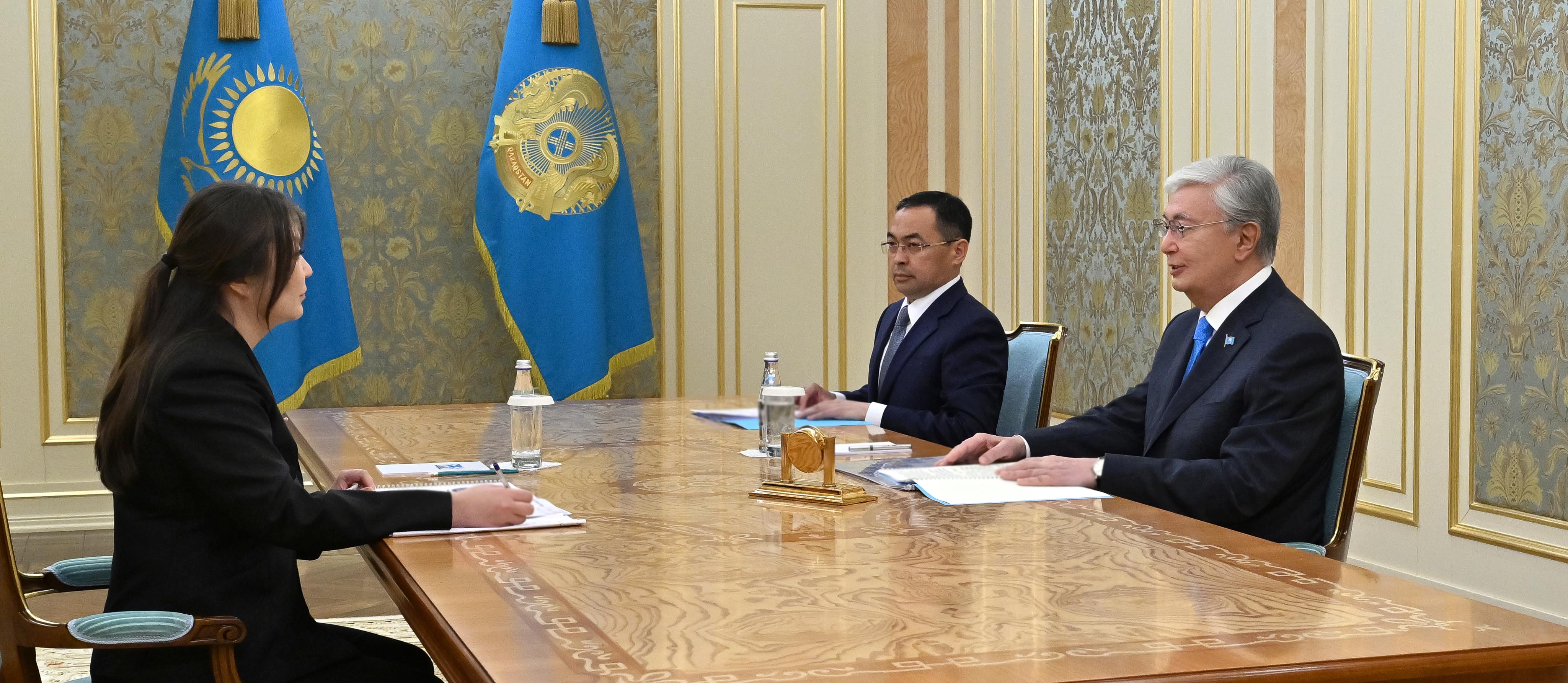 Мемлекет басшысы Бала құқықтары жөніндегі уәкіл Динара Зәкиеваны қабылдады