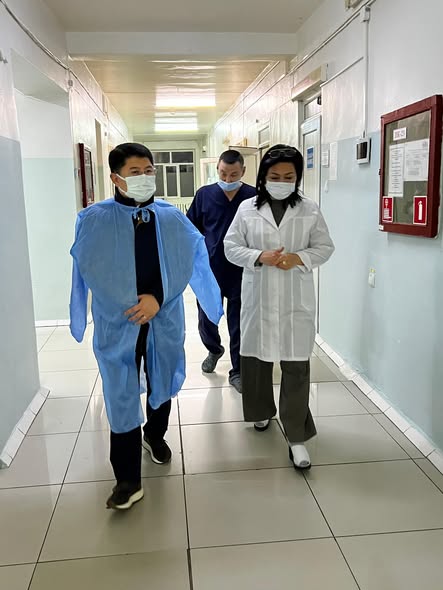 Түнгі аралау: Жамбыл облыстық жұқпалы аурулар ауруханасына бақылау жүргізілді