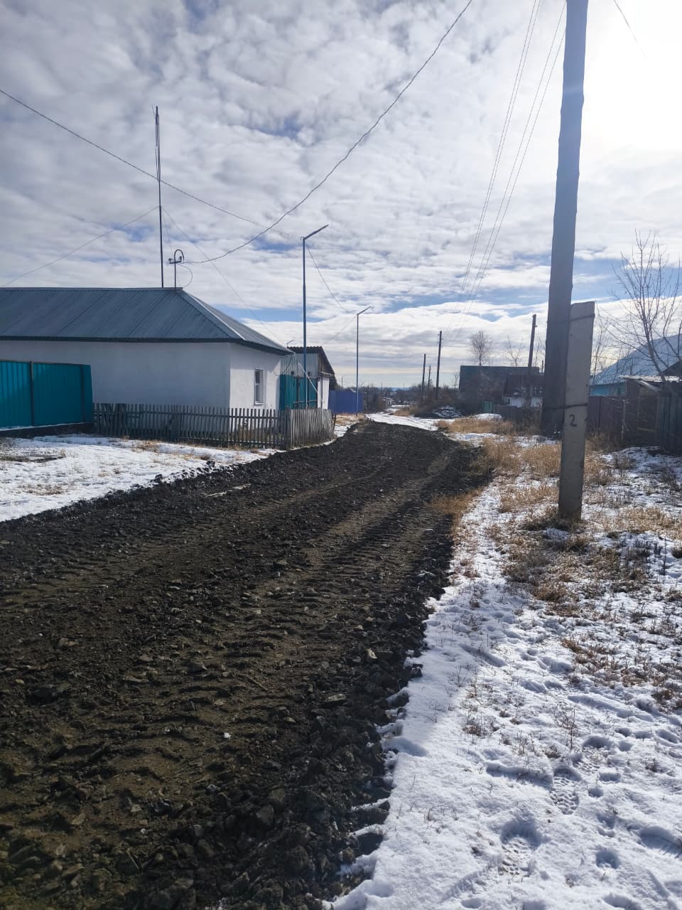 "Подгорная көшесінде қосымша топырақ төсеу жұмыстары жүргізілді"