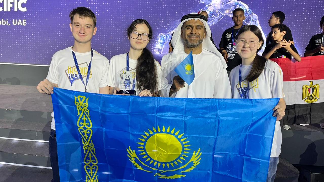 Карагандинские школьники победили на международных соревнованиях по робототехнике в Абу-Даби   