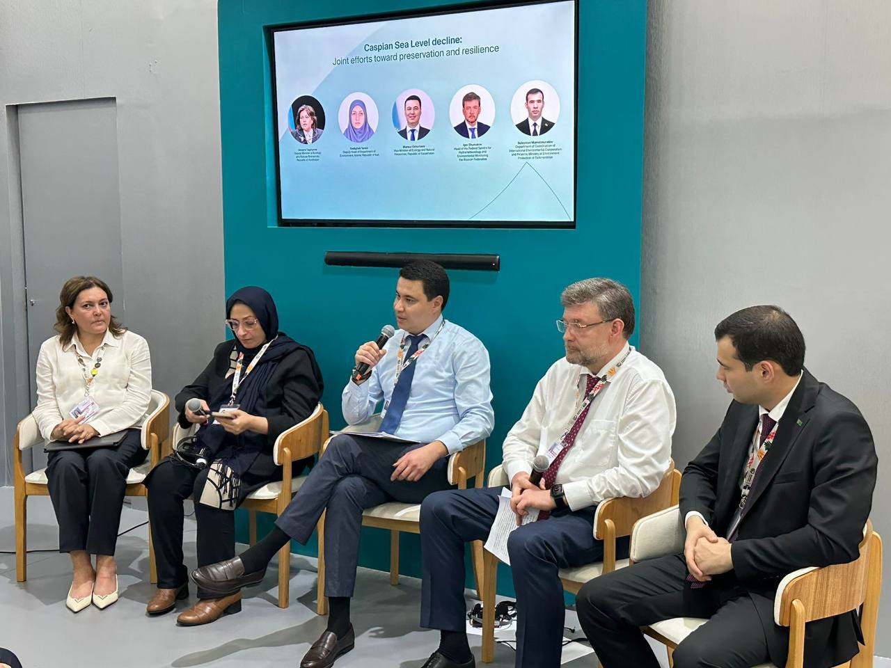 Сайд-ивент посвящённый снижению уровня Каспийского моря