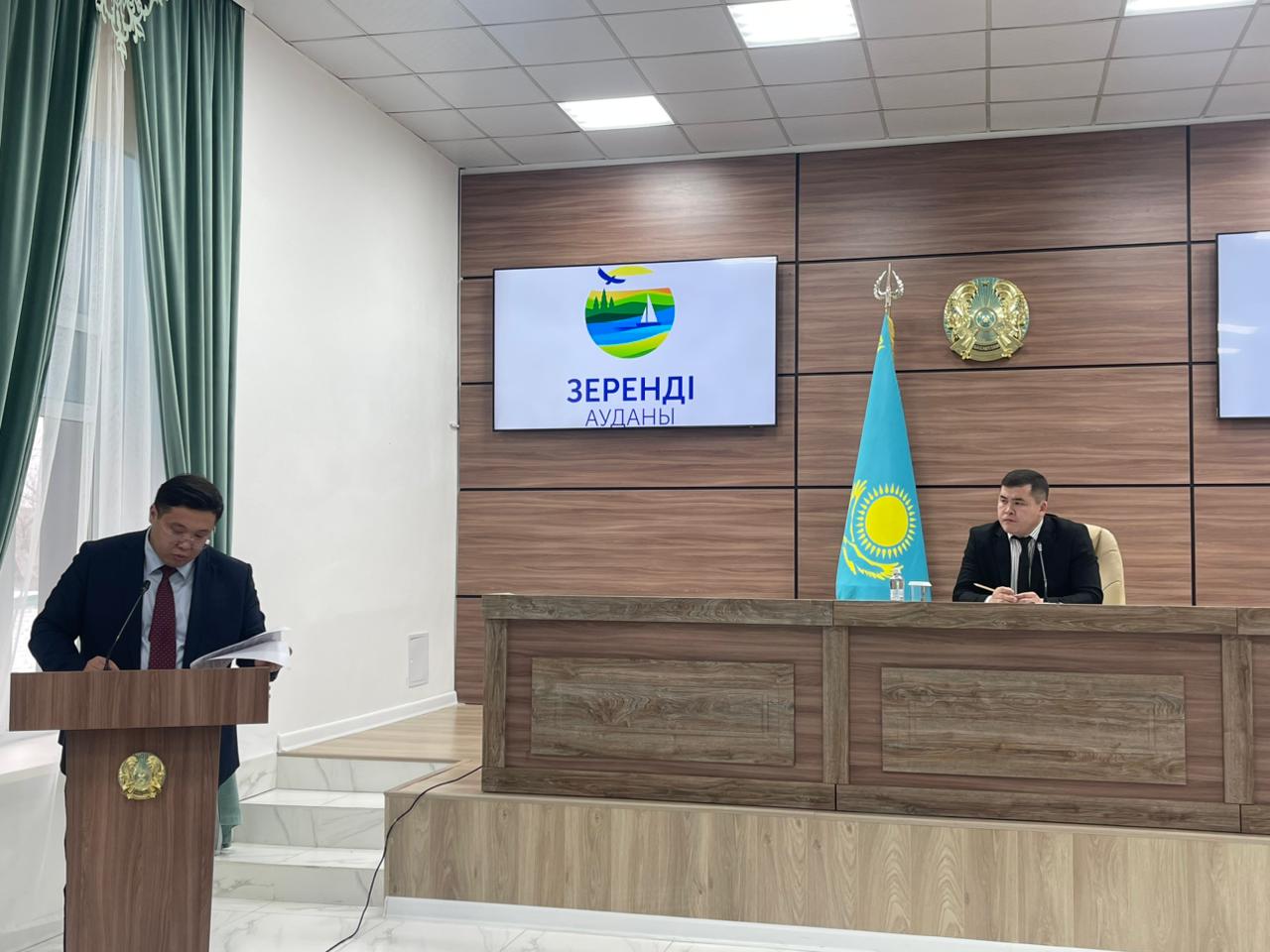 Под председательством заместителя акима Зерендинского района Ермека Куандыковича Даукенова состоялось заседание комиссии по противодействию коррупции