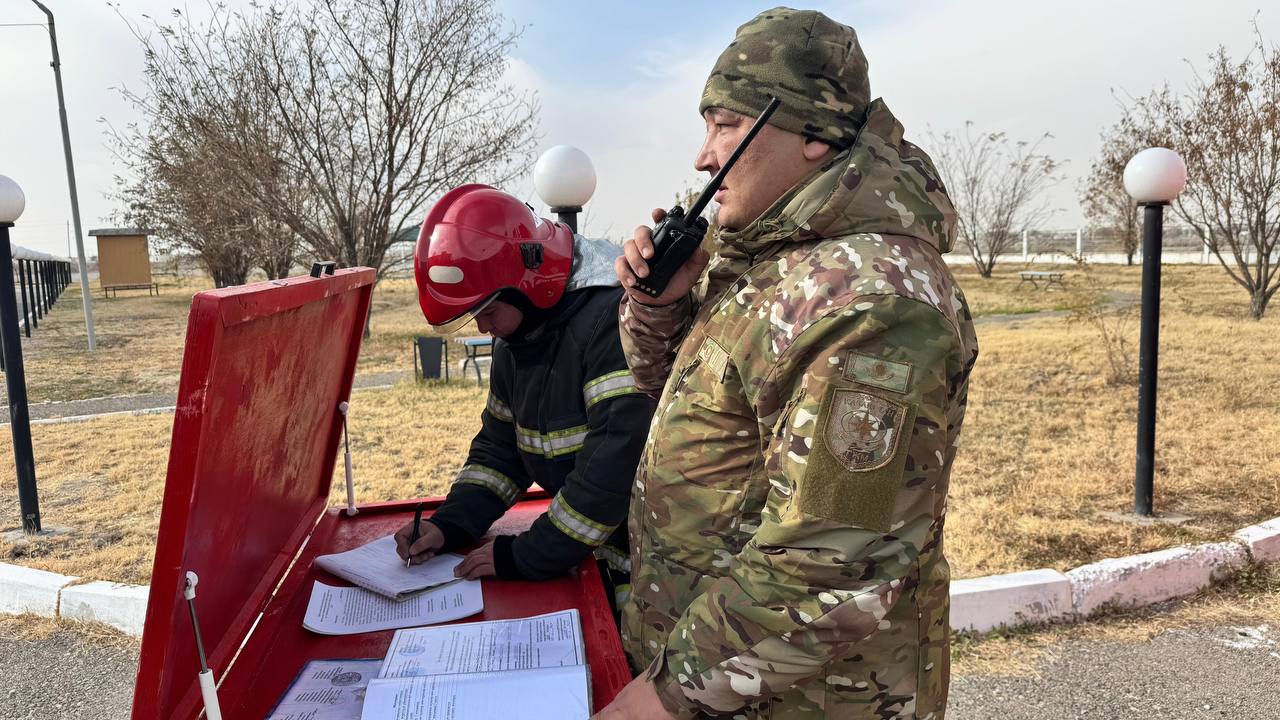 Байзақ ауданында «Оңалту» орталығында  шартты өрт дер кезінде сөндірілді