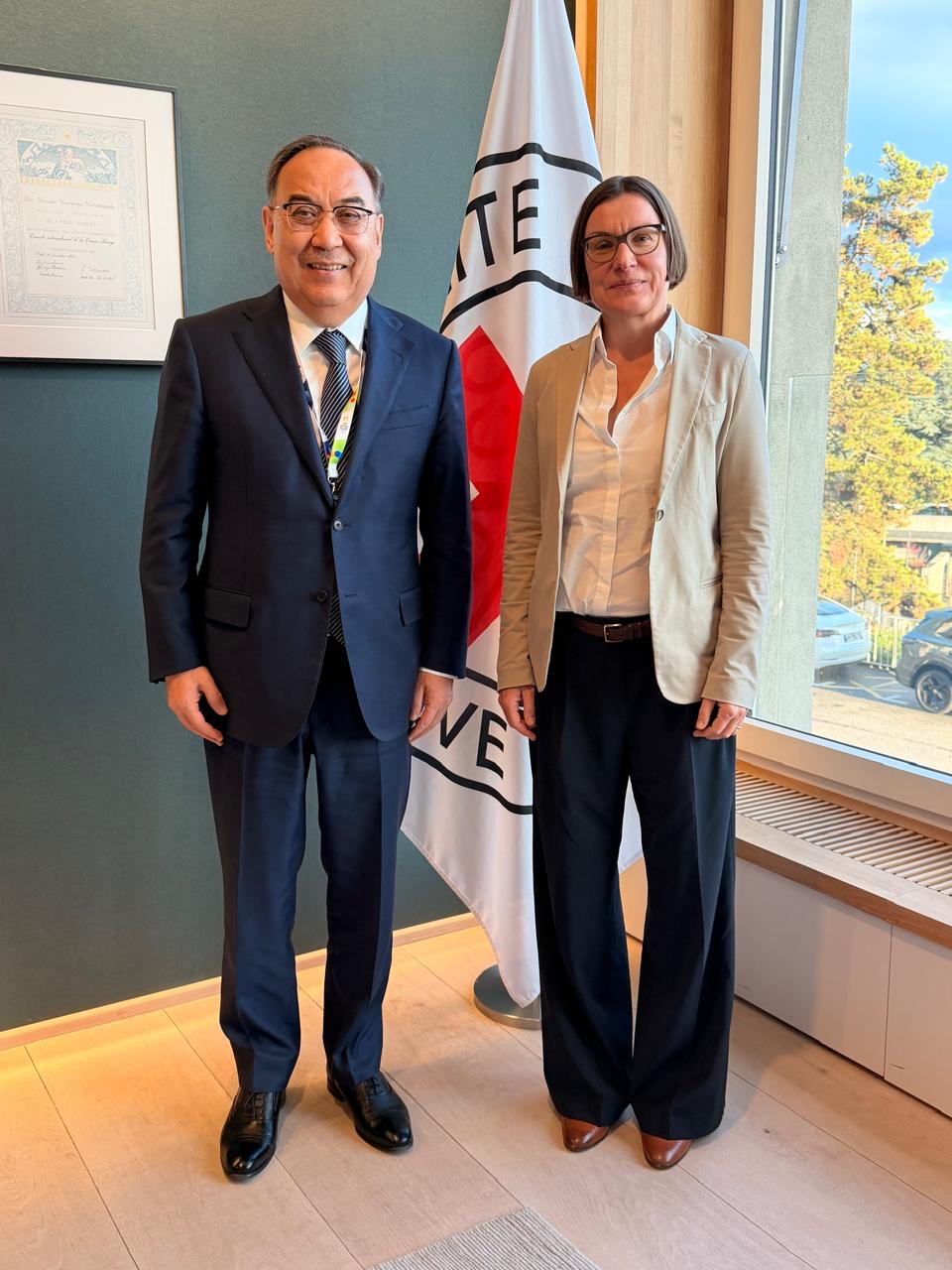 Қазақстан Халықаралық Қызыл Крест Комитетімен берік серіктестігін және халықаралық гуманитарлық құқықты ілгерілетуге деген адалдығын растайды