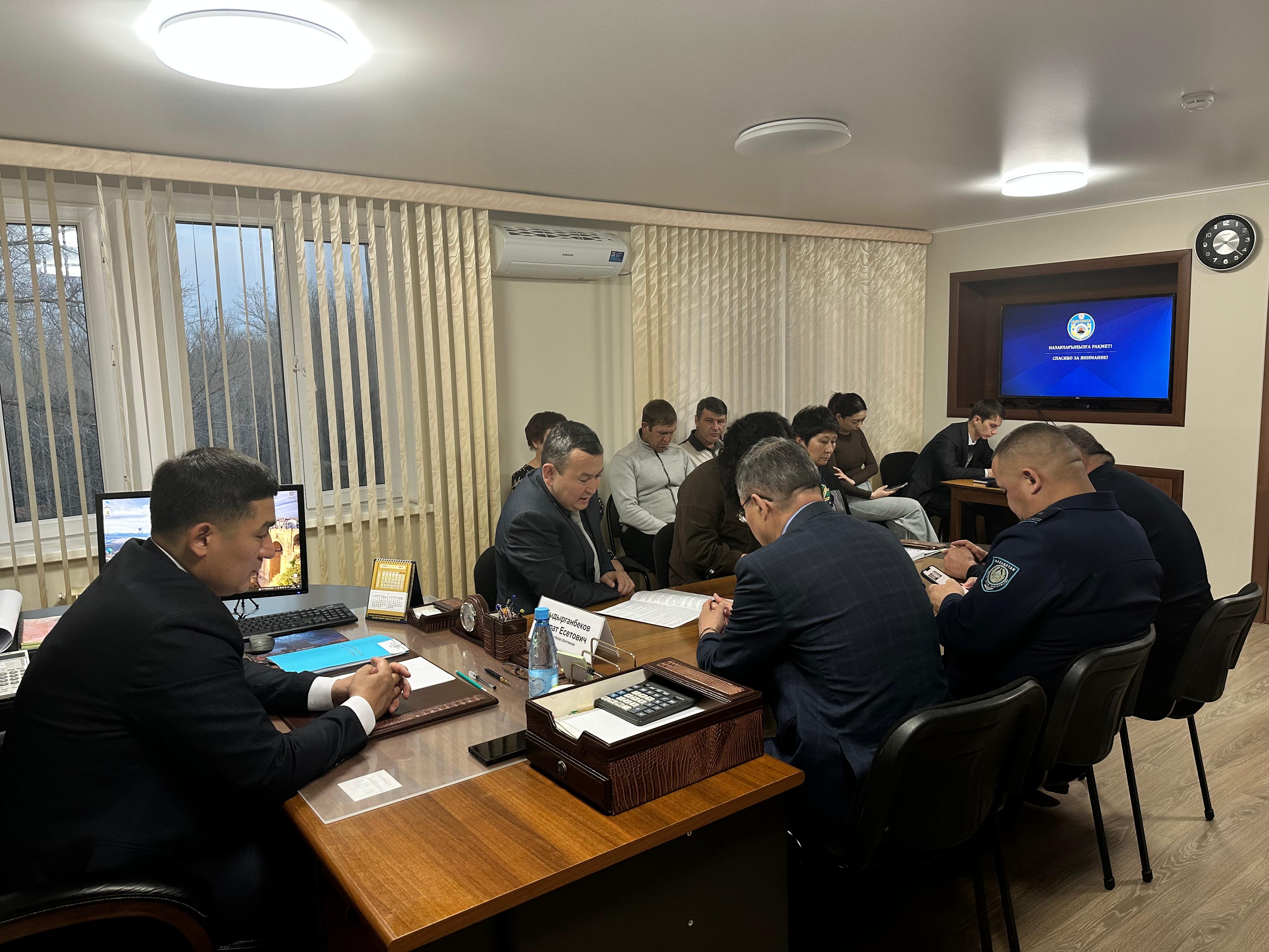 Череду встреч с трудовыми коллективами продолжили на предприятии ТОО «Шахтинскводоканал»