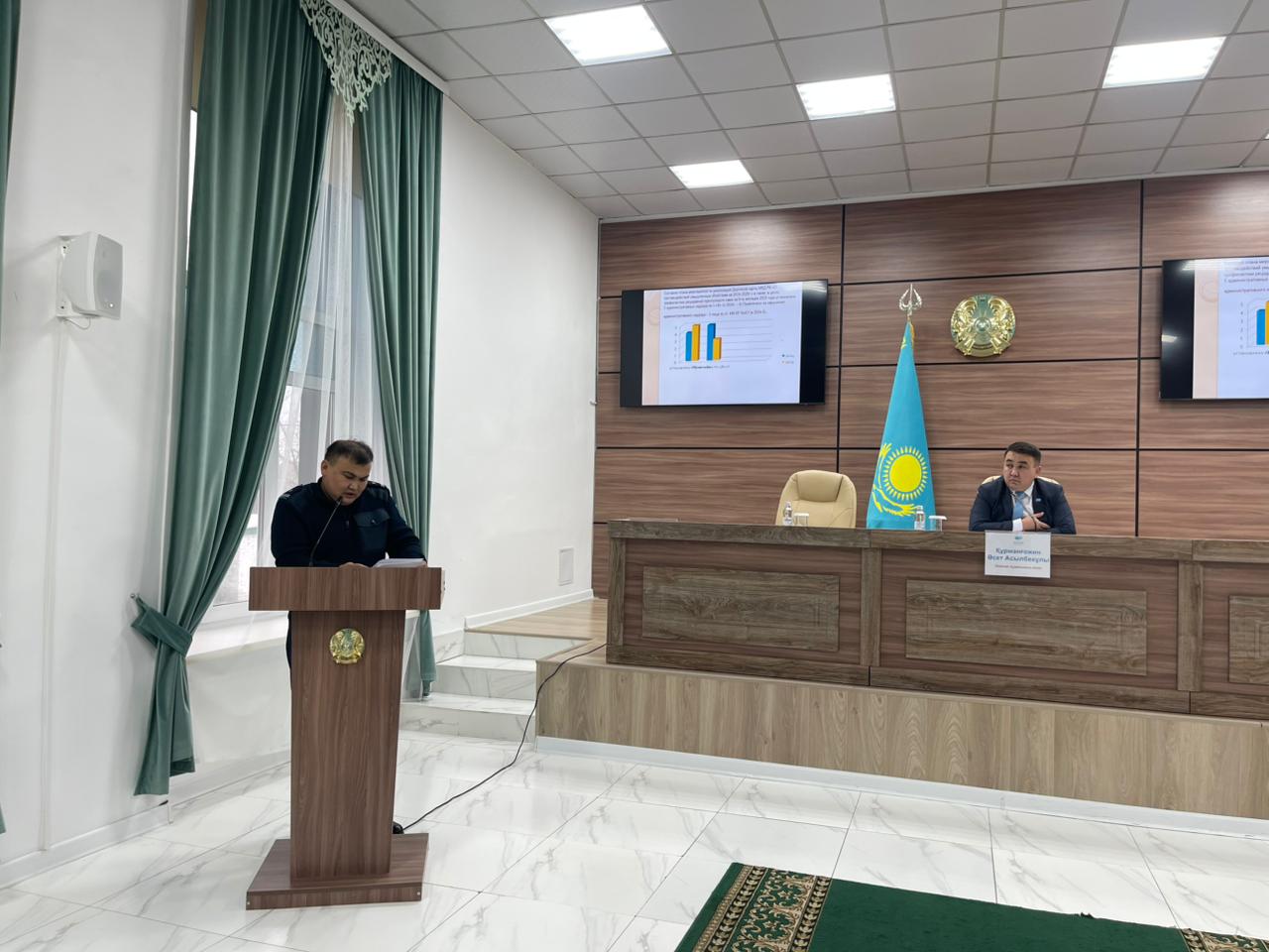 Под председательством акима Зерендинского района Асета Асылбековича Курмангожина состоялось заседание комиссии по профилактике правонарушений