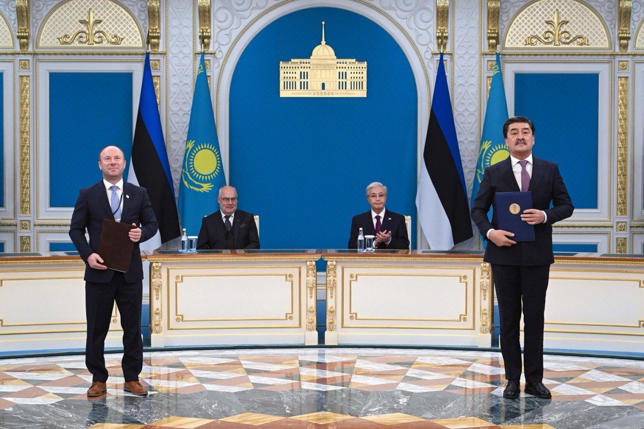Қазақстан Республикасының Экология және табиғи ресурстар министрлігі мен Эстония Республикасының Климат министрлігі арасында қоршаған ортаны қорғау және табиғи ресурстар саласындағы өзара түсіністік туралы Меморандумға қол қойылды