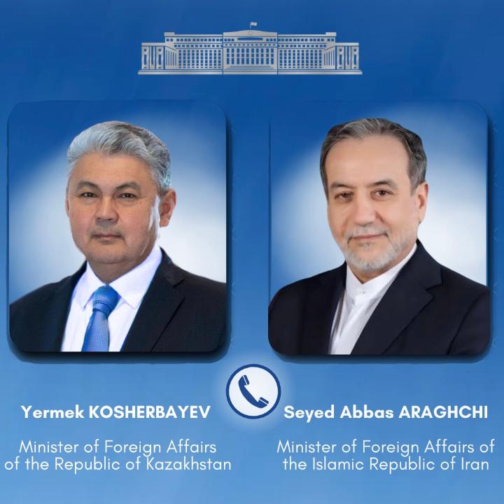 On Telephone Conversation between Foreign Ministers of Kazakhstan and Iran