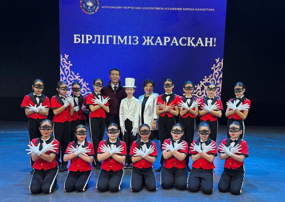 «Жас сарбаз» балалар студиясының бишілері «Бірлігіміз жарасқан» конкурсында табысты өнер көрсетті