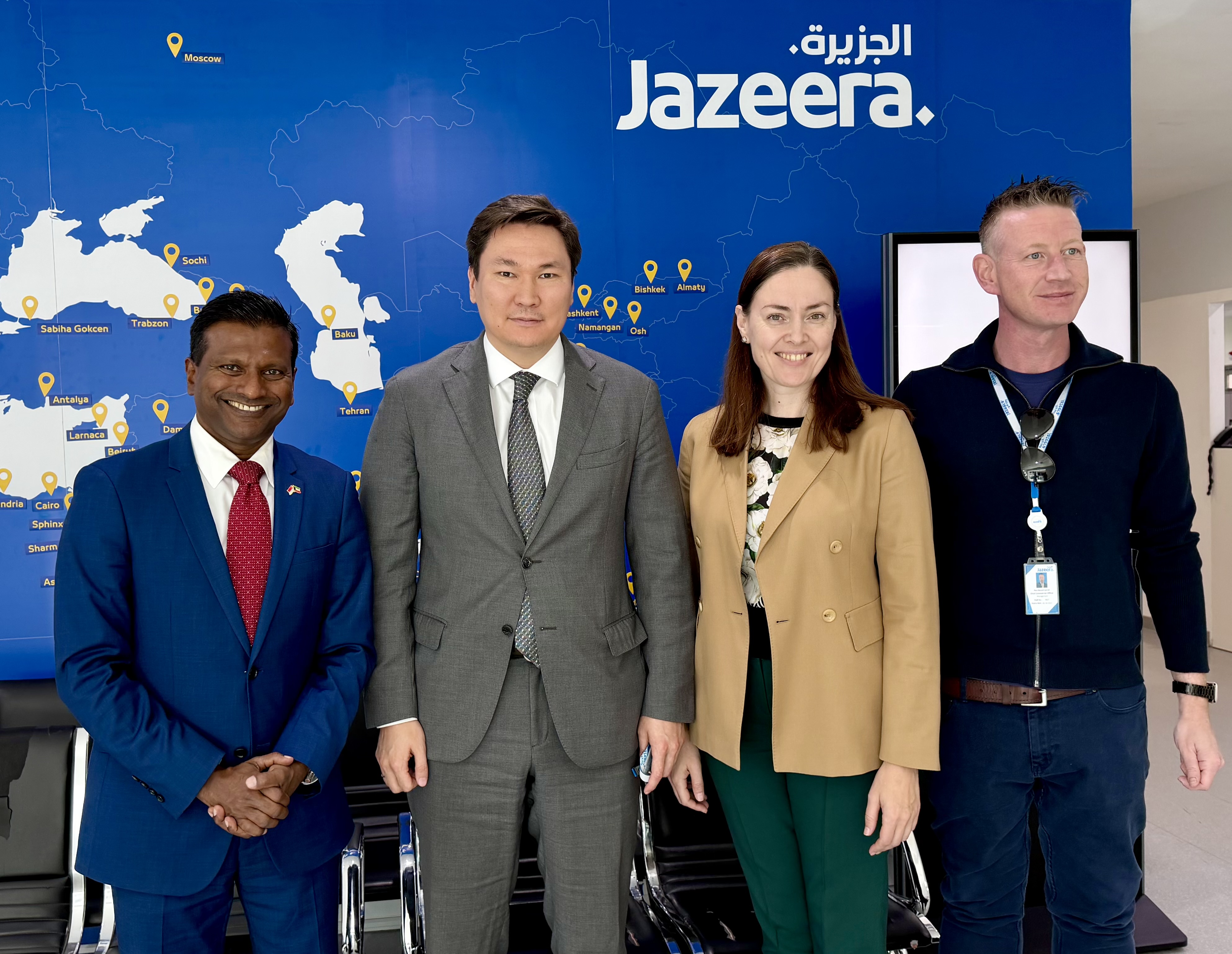 Қазақстан мен «Jazeera Airways» авиациялық серіктестікте жаңа мүмкіндіктерді талқылауда