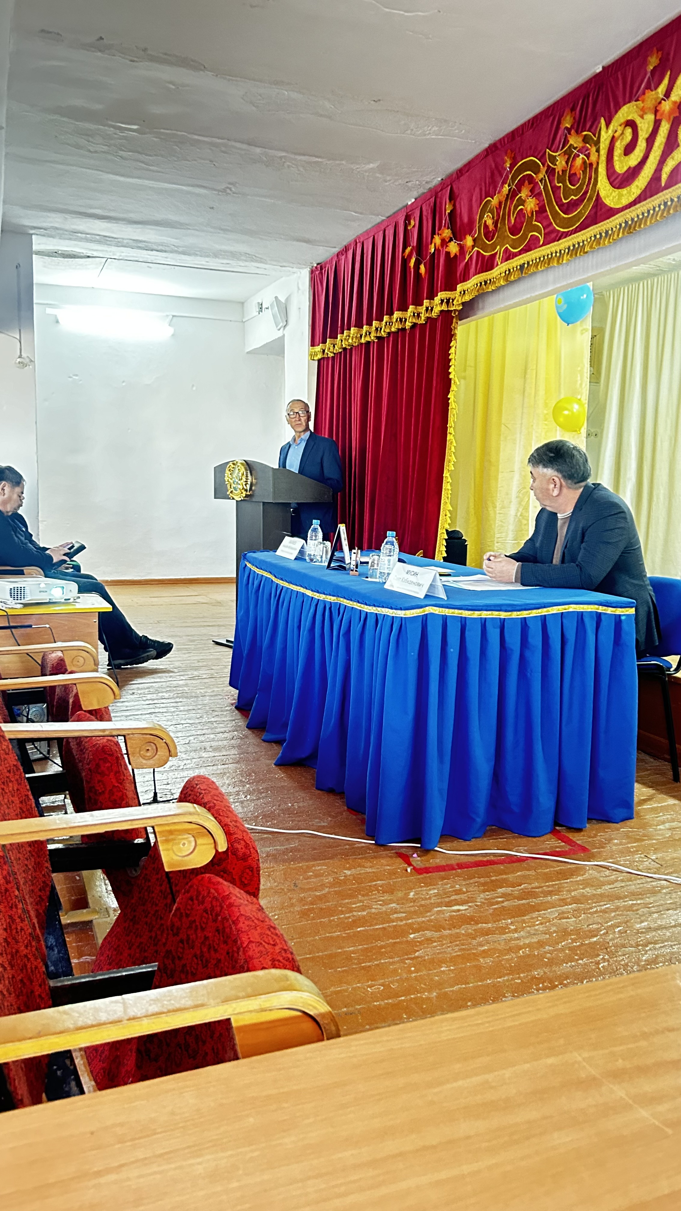 Встреча исполняющего обязанности акима Каркаралинского района С.К.Мусина с жителями Кояндинского сельского округа