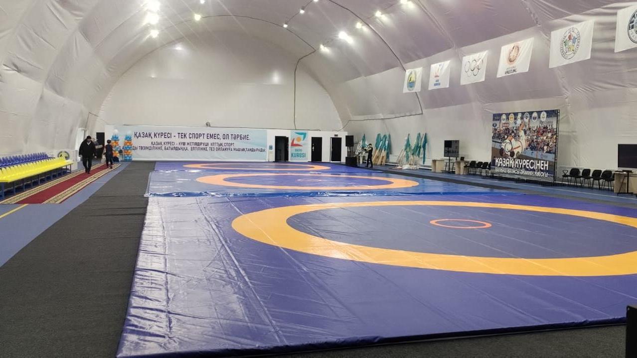 Балқашта жаңа модульді спорт залы ашылды