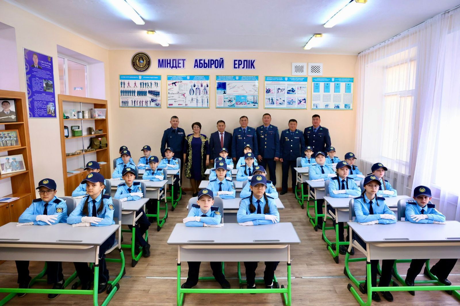 В Рудном открыли полицейский кабинет имени Газиза Байтасова