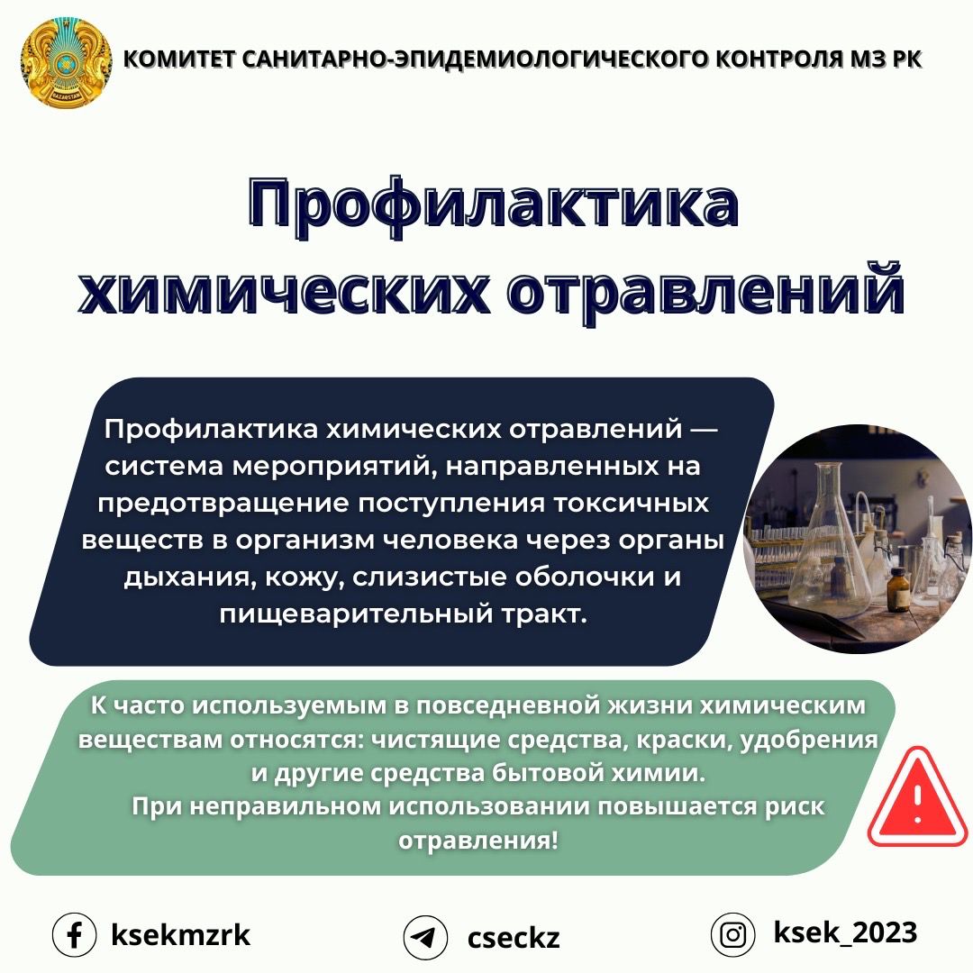 Профилактика химических отравлений