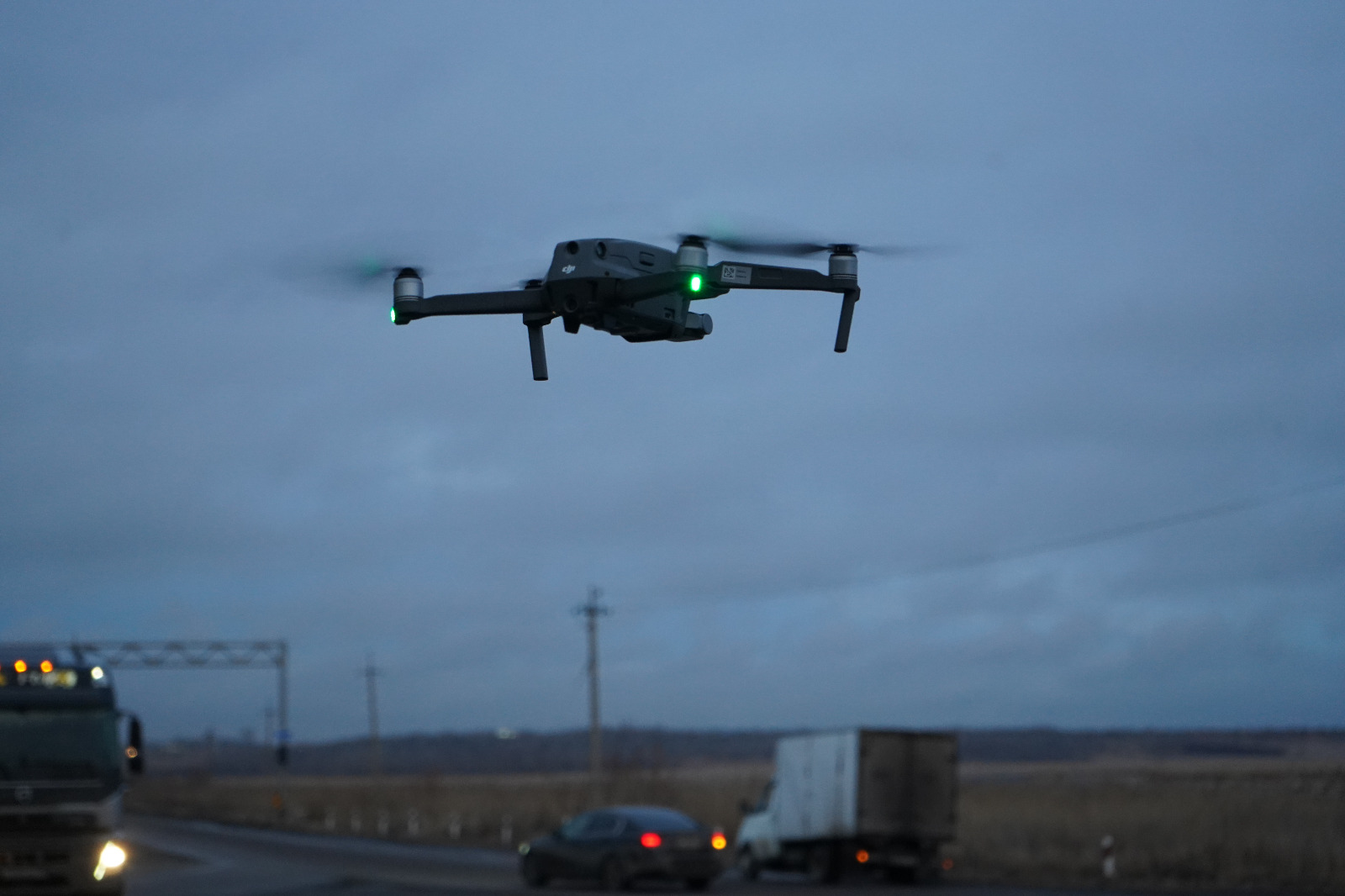 Дроны помогают полицейским в СКО выявлять нарушителей ПДД