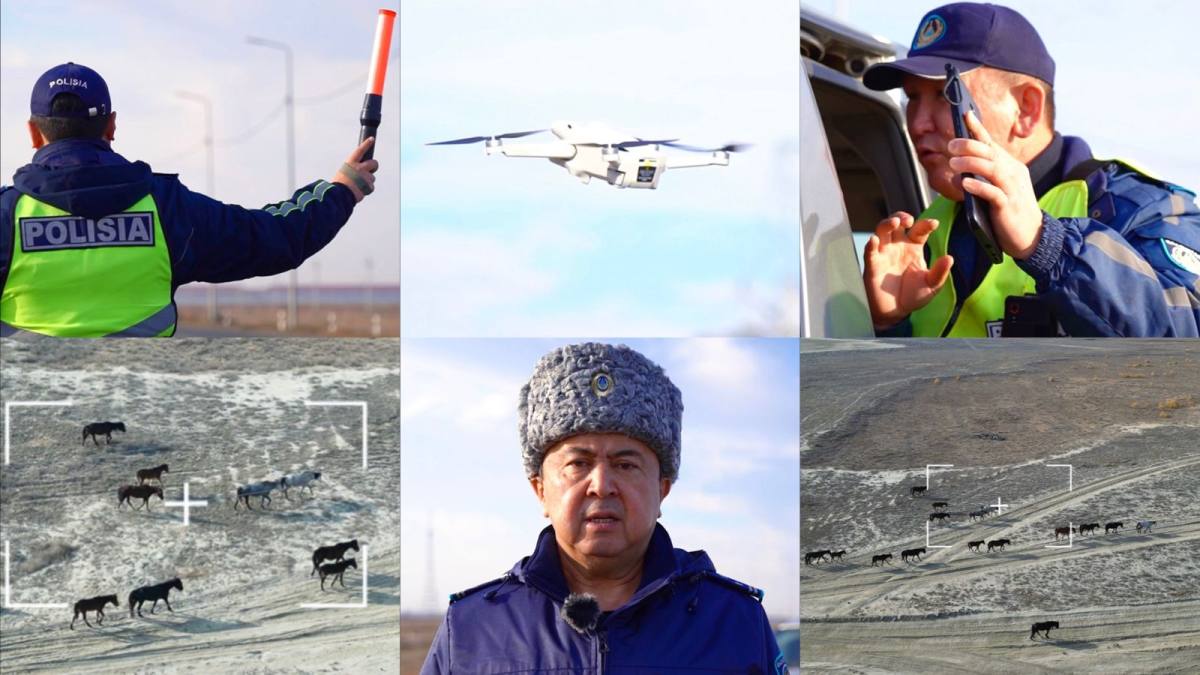 В Атырау предотвращают аварии с помощью дронов