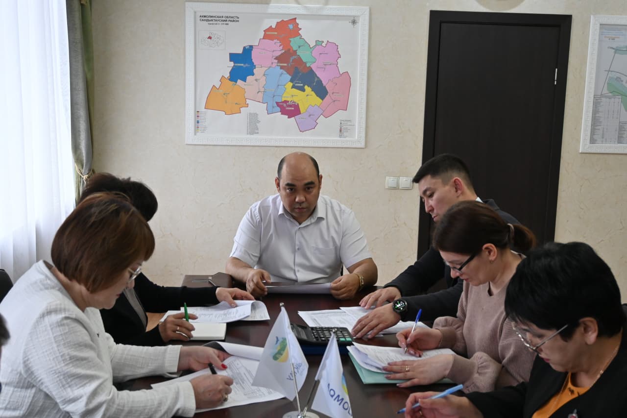 Аудандағы бюджеттерді нақтылау мәселелері талқыланды