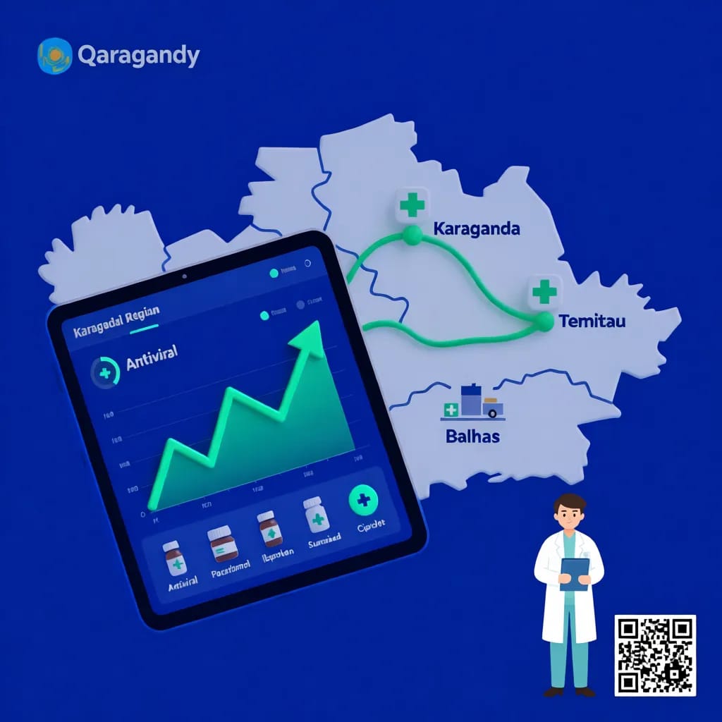 Қарағанды облысында дәрілік заттармен қамтамасыз ету жағдайы тұрақты